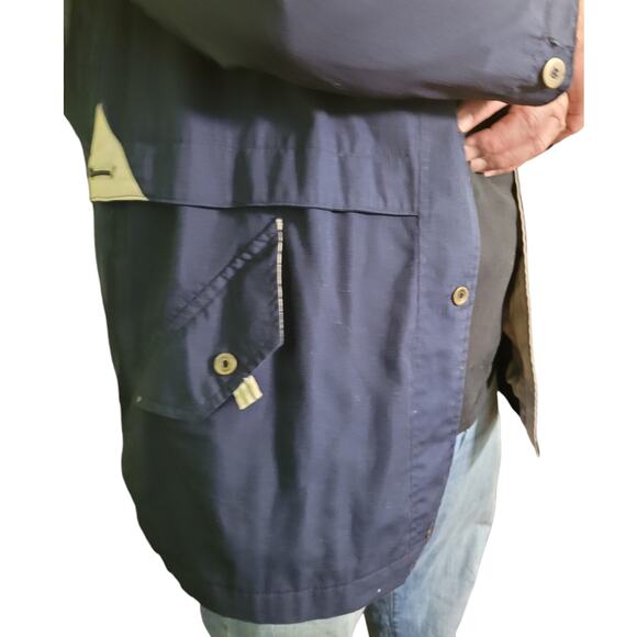 Vintage 80s IZ Sport Lightweight Jacket Men's Medium Blokecore Retro Minimalist - Picture 3 of 10